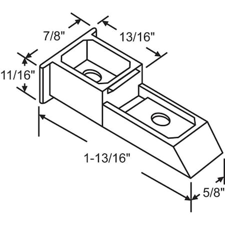 Strybuc Balance Top Sash Guide 60-617